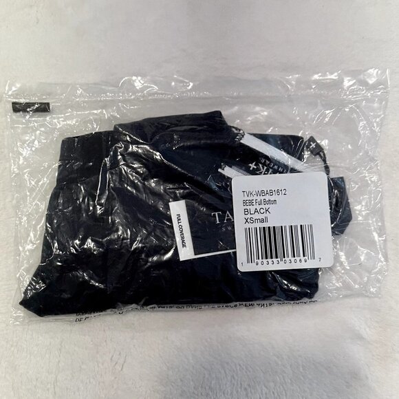 NWT Tavik Bebe Full Bikini Bottom in Black - Extra Small - Picture 6 of 9